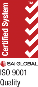 ISO 9001 certified system logo